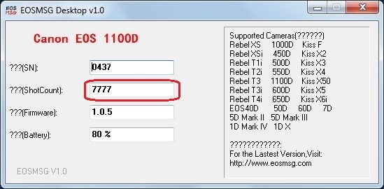 Bir Canon ve Nikon kamerasının kilometresini nasıl öğrenebilirim, yazılım yoluyla kameranın kilometresini nasıl kontrol edebilirim?